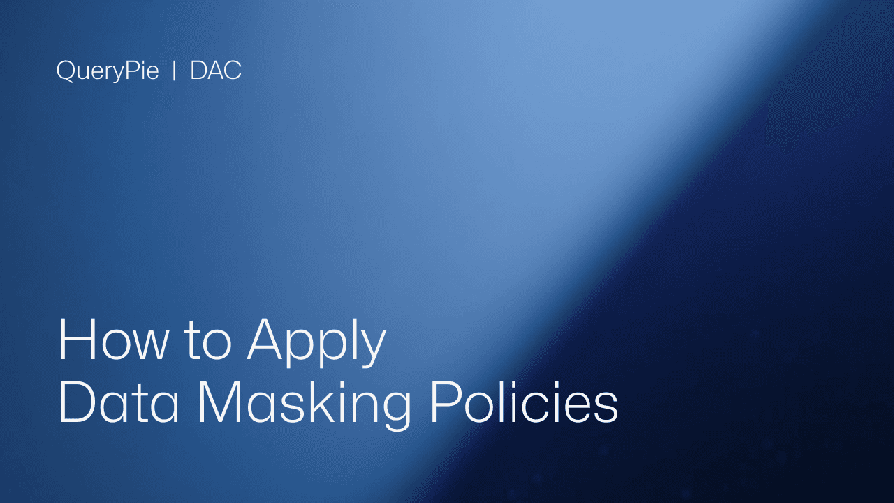 How to Apply Data Masking Policies
