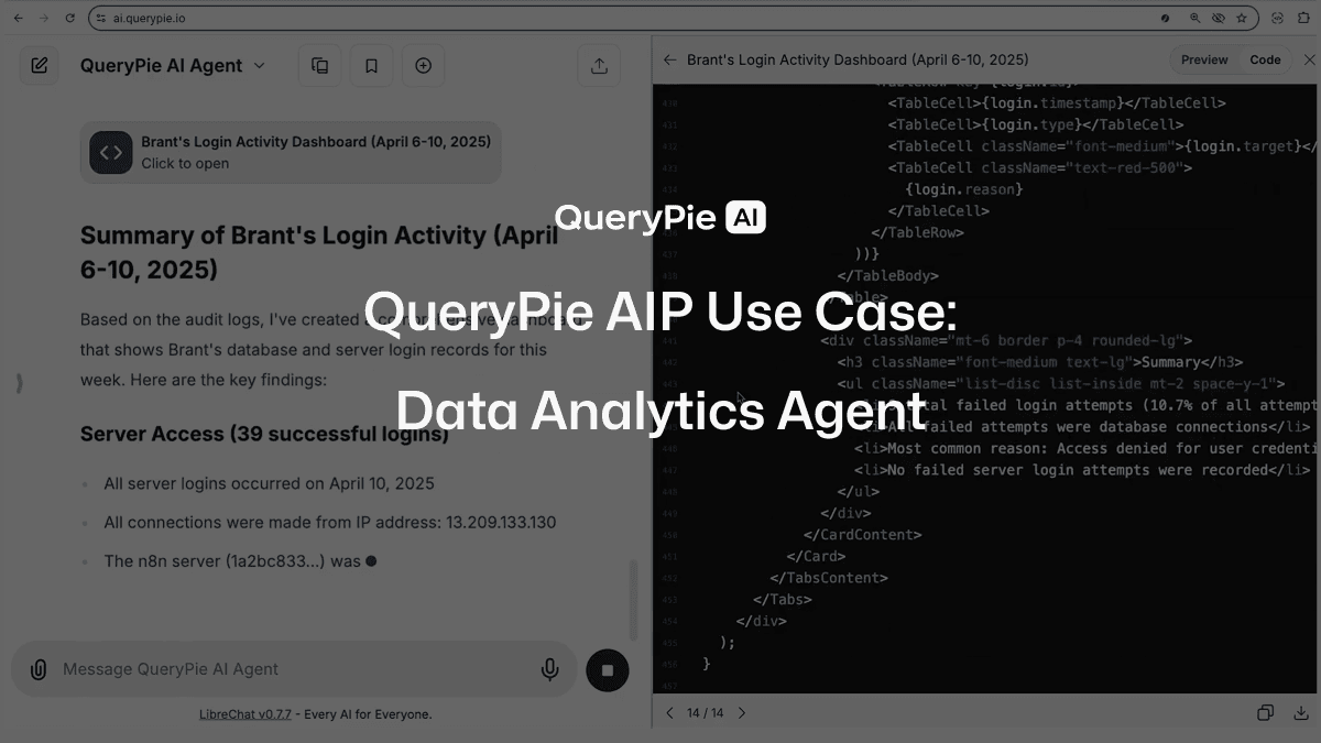 AIP Use Case: Data Analytics Agent