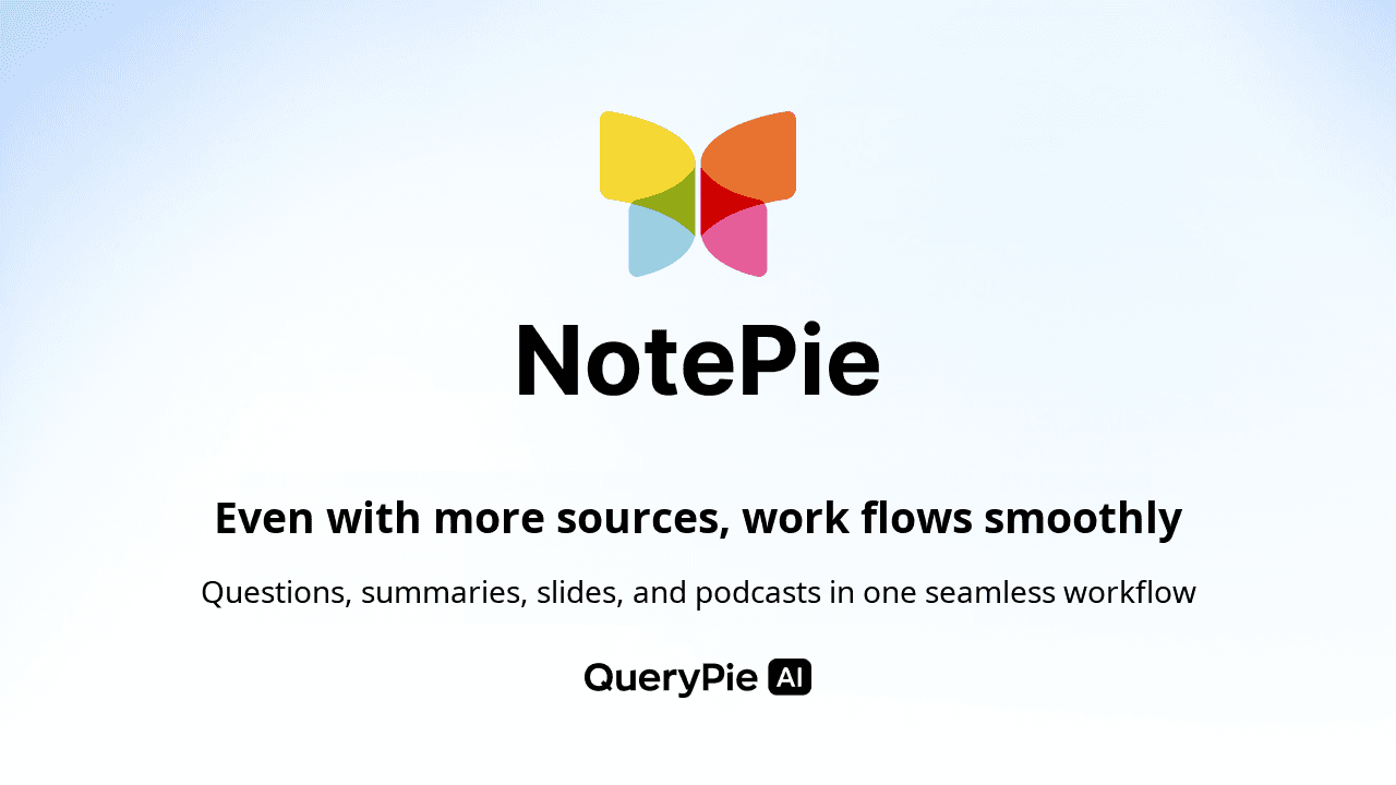 QueryPie Unveils NotePie, an AI Work Assistant Based on Documents and Web Sources