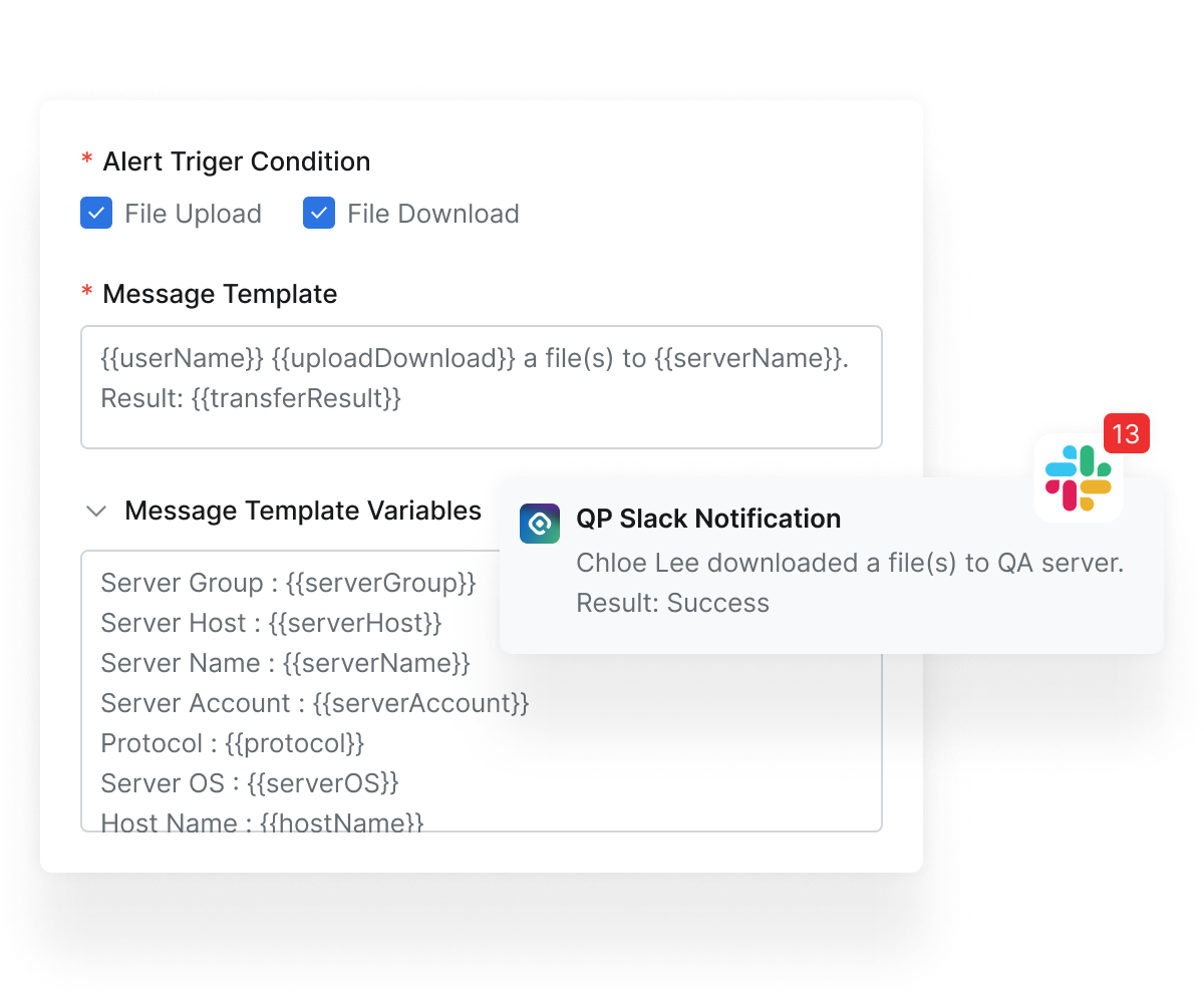 Customizable Alerts & Notifications