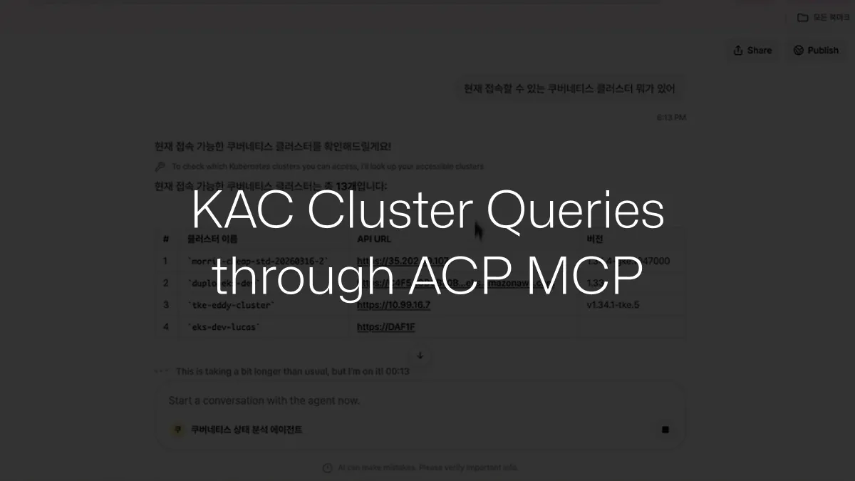 ACP Use Case: KAC Cluster Queries through ACP MCP